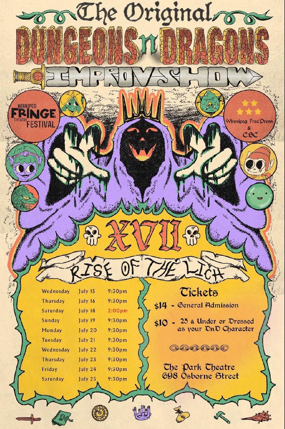 Fringe poster.